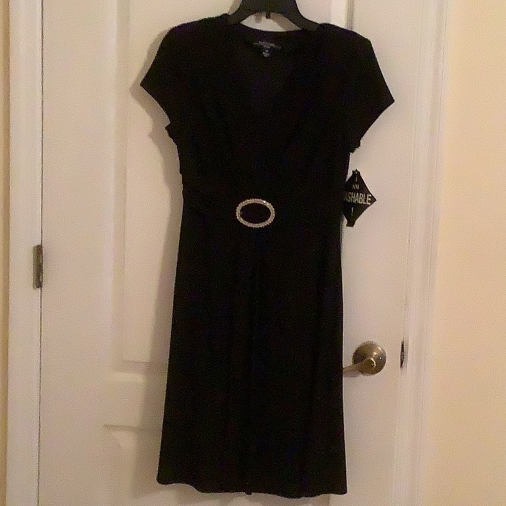 Black cocktail dress